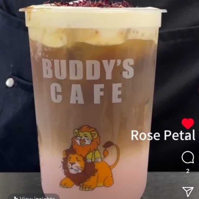 Cheesecake Rose Latte.