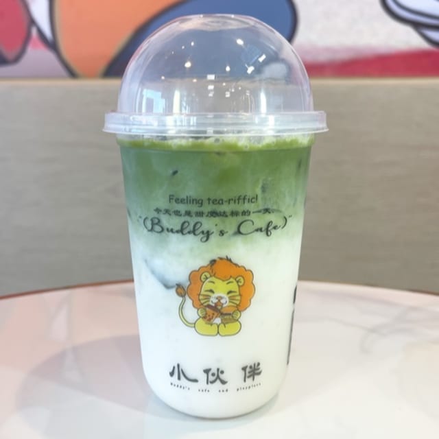 Matcha Milk Tea 抹茶奶白.