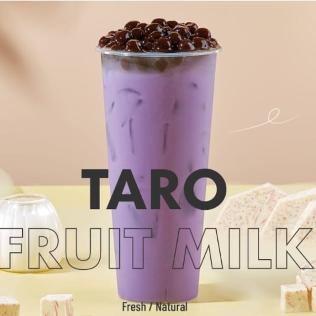 Taro Boba Milk Tea 芋泥珍珠.