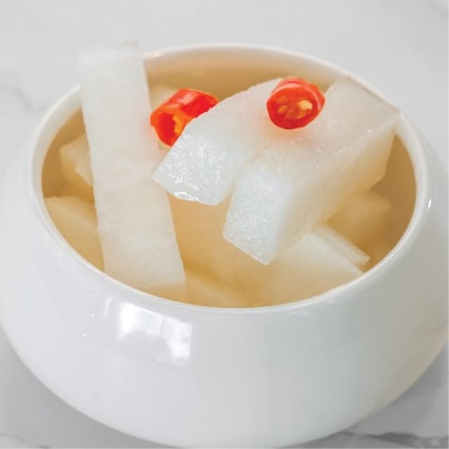 Korean Style Sweet Pickled Radish 甜酸腌萝卜.